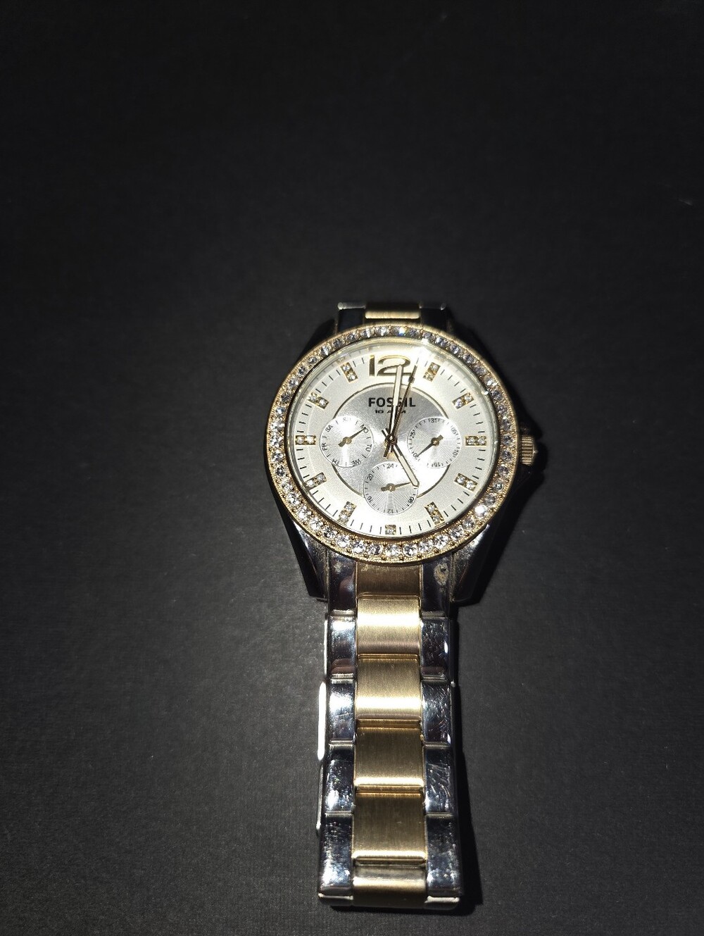 Fossil Riley Two Tone Watch - Untested - Picture 2 of 6